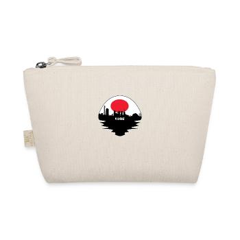 Kobe Japan Flagge Skyline Silhouette Reisen - Bio-Täschchen - Natur - Vorne