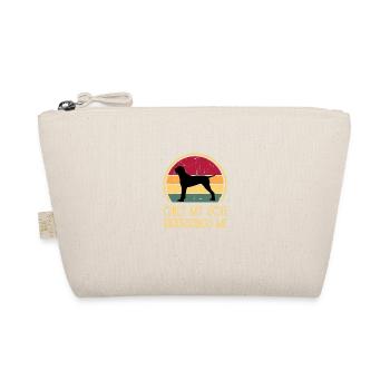 Ariege Pointer Dog Lover Silhouette Vintage Sunset - Organic Pouch - nature - Front