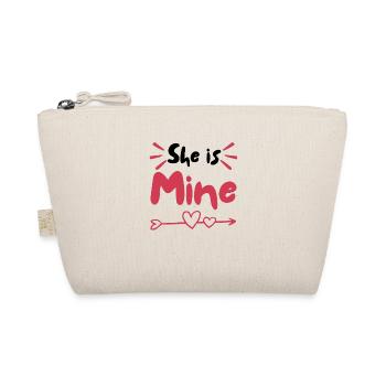 She Is Mine - Organic Pouch - nature - Front