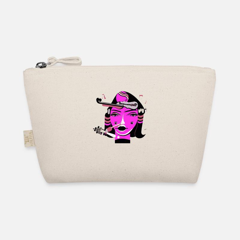 Musik Mädchen Bio-Täschchen