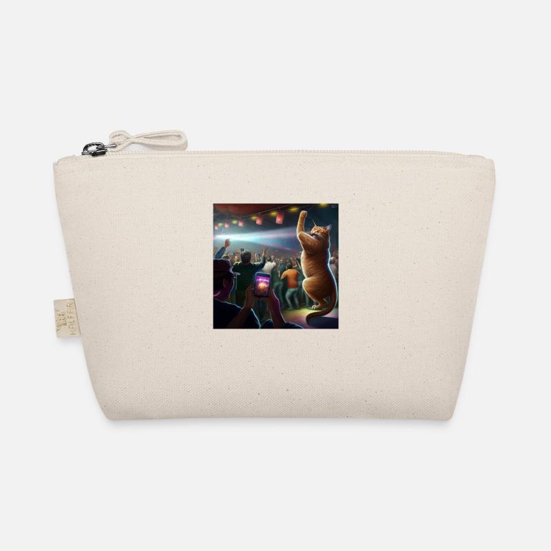 Cat dancing Bio-Täschchen