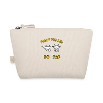 J’peux pas j’ai du taf - Trousse biologique - nature - Devant