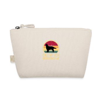 Flat Coated Retriever Dog Silhouette Retro Sunset - Trousse biologique - nature - Devant