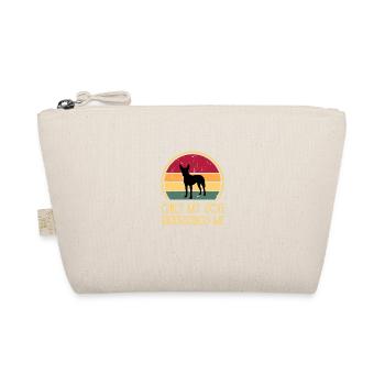 Goéland Terrier Dog Lover Silhouette Vintage Coucher de Soleil - Trousse biologique - nature - Devant