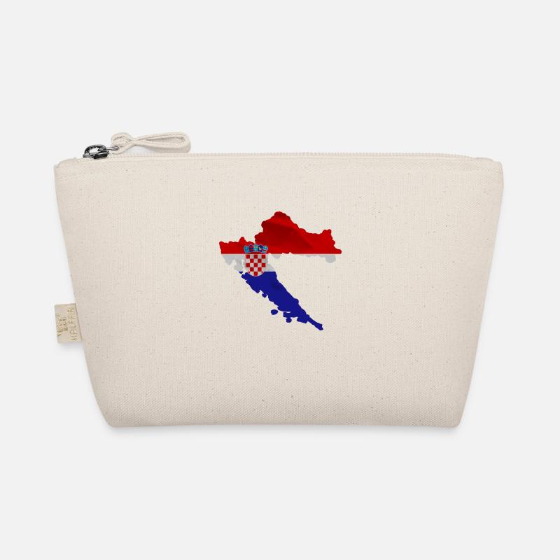 Drapeau croate en forme de pays Trousse biologique