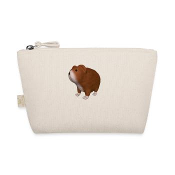 Meerschweinchen "Bruno" - Bio-Täschchen - Natur - Vorne