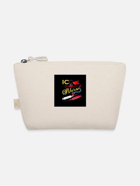 Nurse Injection Design - Organic Pouch - nature - Front