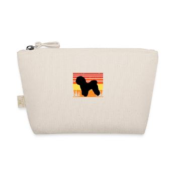 Bichon Frise Dog Lover Silhouette Vintage Sunset - Trousse biologique - nature - Devant