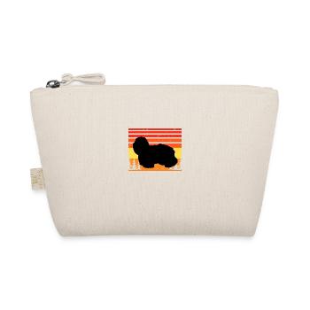 Coton De Tuléar Chien Amour Silhouette Vintage Coucher de Soleil - Trousse biologique - nature - Devant