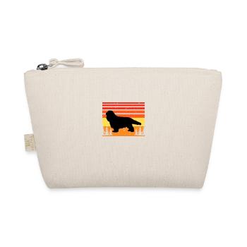 Cavalier Dog Lover Silhouette Vintage Sunset - Trousse biologique - nature - Devant