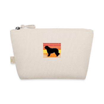 Catalan Chien de Berger Chien Amoureux Silhouette Rétro Coucher de Soleil - Trousse biologique - nature - Devant