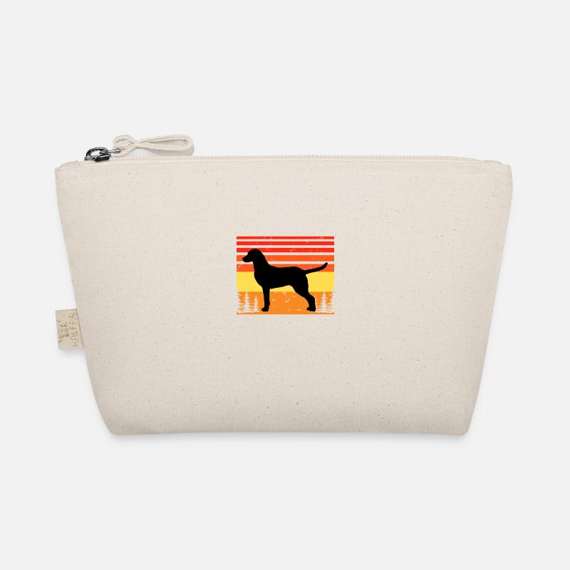 Chesapeake Bay Retriever Dog Silhouette Retro Sun Trousse biologique