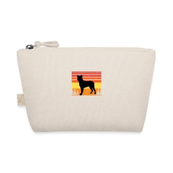 Cao Fila De Seo Miguel Dog Silhouette Retro Sunset - Trousse biologique - nature - Devant