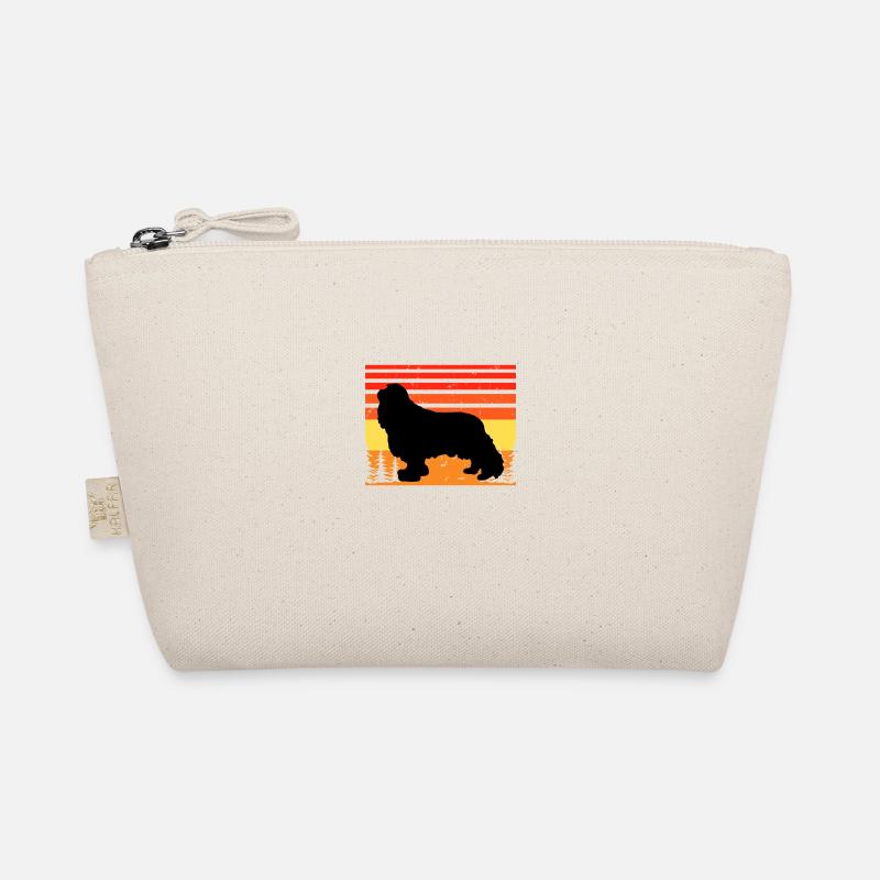 Cavalier King Charles Spaniel Hund Silhouette Bio-Täschchen