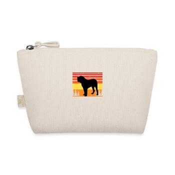 Fila Brasileiro Dog Love Silhouette Vintage Sunset - Organic Pouch - nature - Front