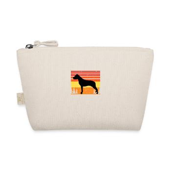 Argentino Dog Lover Silhouette Vintage Sunset - Trousse biologique - nature - Devant