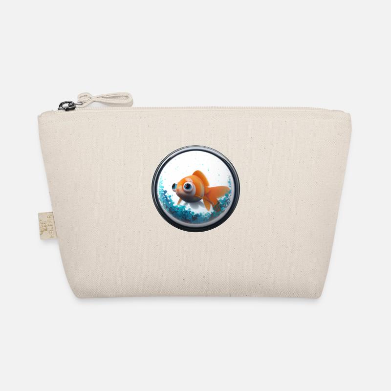 goldfish in an aquarium Organic Pouch
