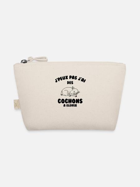 J’peux pas j’ai des cochons à élever - Trousse biologique - nature - Devant
