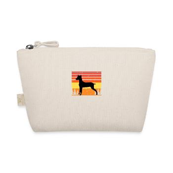 Japanese Terrier Dog Lover Silhouette Retro Sunset - Trousse biologique - nature - Devant