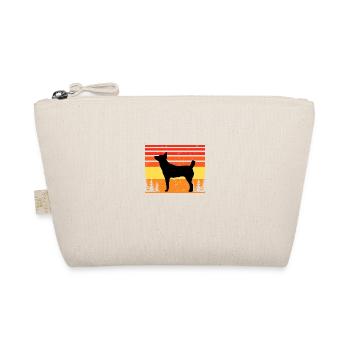 Lièvre Indian Dog Lover Silhouette Vintage Sunset - Trousse biologique - nature - Devant