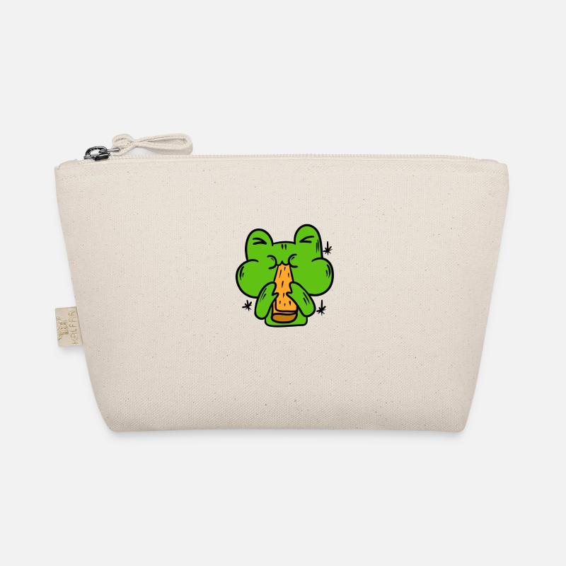 Funny frog, toad Organic Pouch