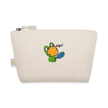 Witziger Frosch, Kröte - Bio-Täschchen - Natur - Vorne