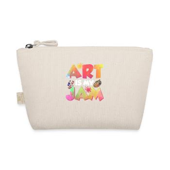 Art Is My Jam Art Teacher Education - Organic Pouch - nature - Front