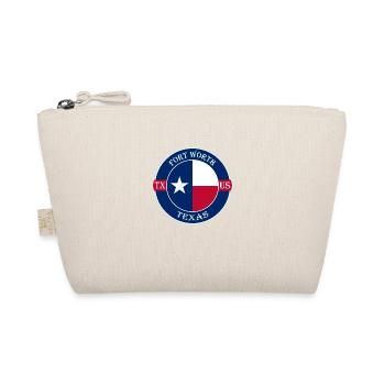 Fort Worth Texas Flag USA Travel Souvenir Badge - Trousse biologique - nature - Devant