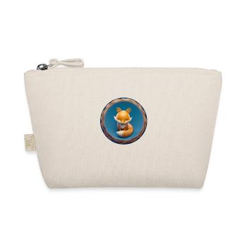 Mignon petit renard roux dans un cercle - Trousse biologique - nature - Devant