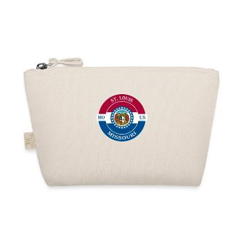 St. Louis Missouri drapeau USA voyage souvenir badge - Trousse biologique - nature - Devant