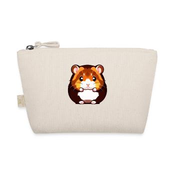 Cute Cartoon Hamster Love Pet 12 - Organic Pouch - nature - Front