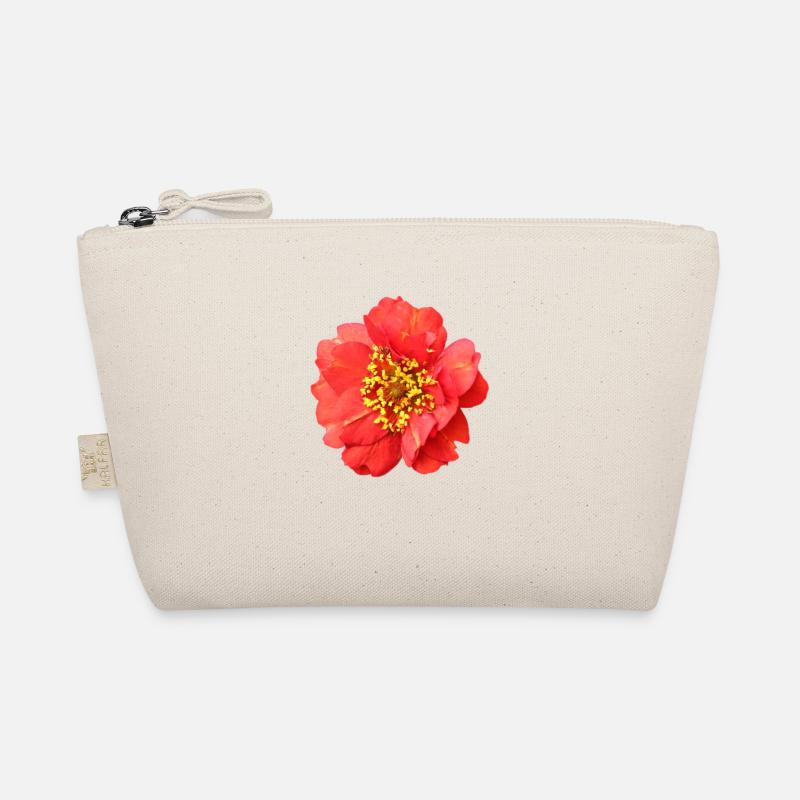 fleur rouge rose Trousse biologique