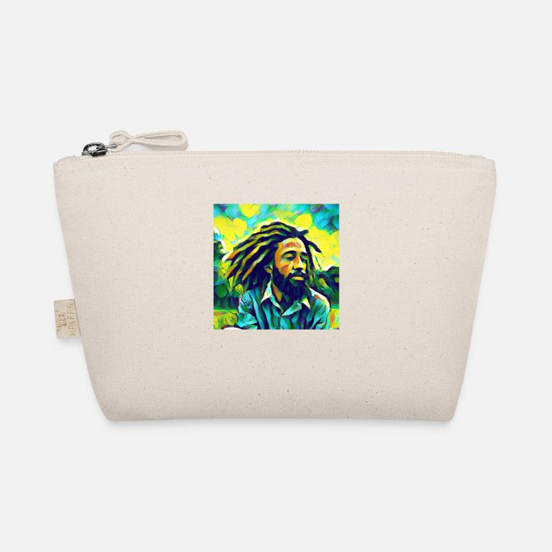 Van Gogh Rastafari Reggae Jamaica - Bio-Täschchen - Natur