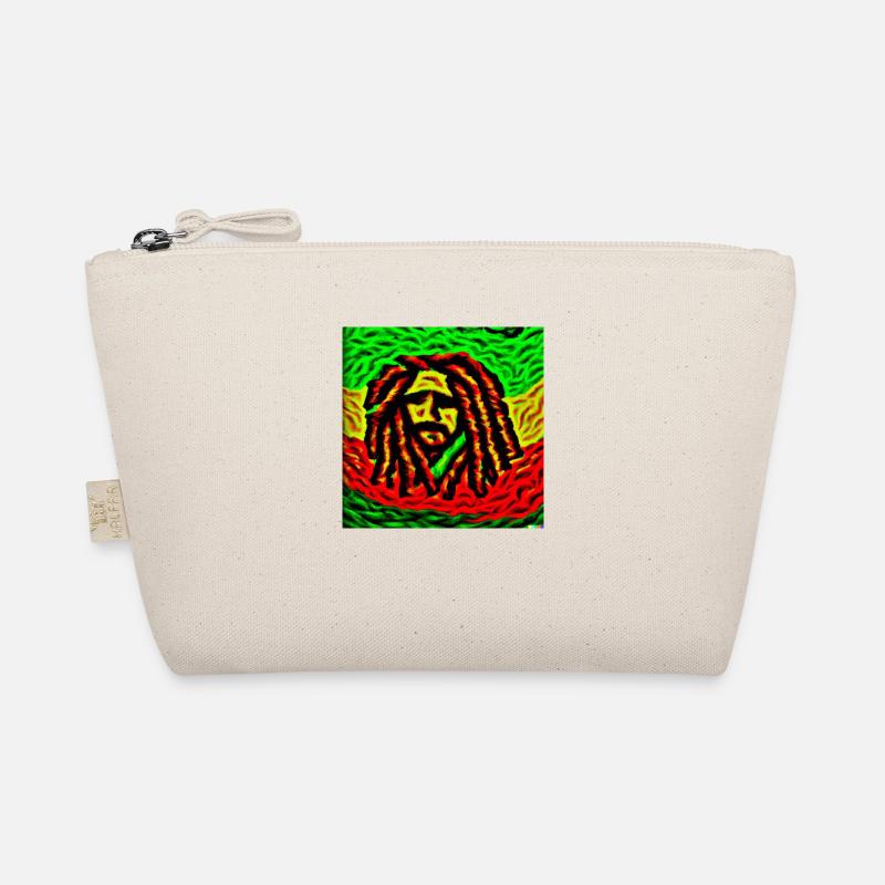 Van Gogh Rasta Flagge RastaMan - Bio-Täschchen - Natur