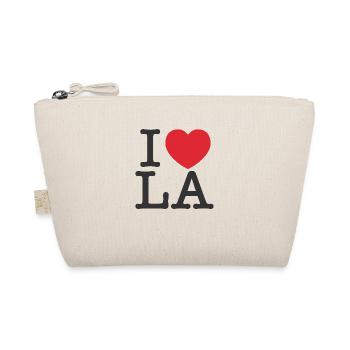 J’aime LE | J’adore Los Angeles | I Heart LA - Trousse biologique - nature - Devant