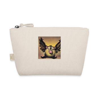 Flying pig - Organic Pouch - nature - Front
