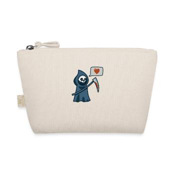 CUTE REAPER HEART - Bio-Täschchen - Natur - Vorne