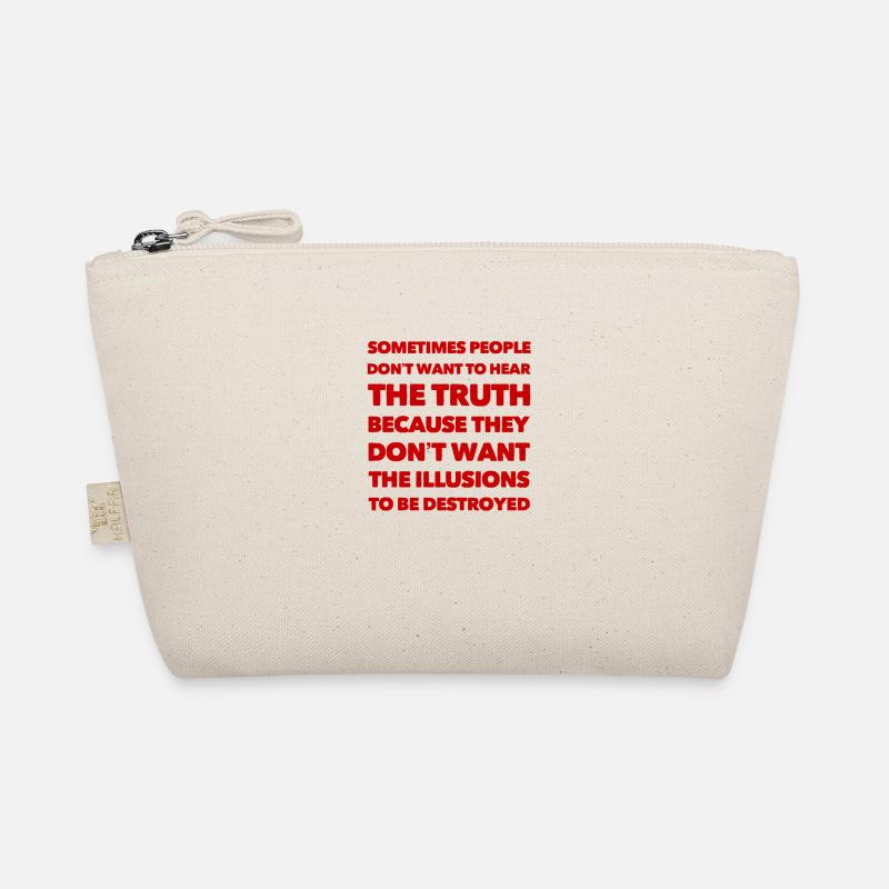 Illusions destroyed - Organic Pouch - nature