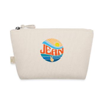 Jean Shirt Vintage Sunset Jean Groovy Tie Dye - Organic Pouch - nature - Front