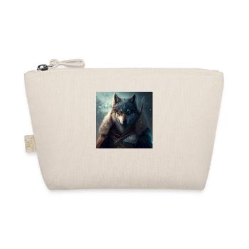 Wolf fighters in silence - Organic Pouch - nature - Front