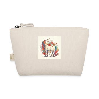 Unicorn cartoon - Organic Pouch - nature - Front