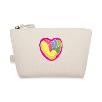 Love Herz - Bio-Täschchen - Natur - Vorne