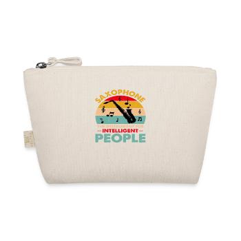 Saxophones The Instrument For Intelligent People - Organic Pouch - nature - Front