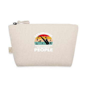 Saxophones The Instrument For Intelligent People - Organic Pouch - nature - Front