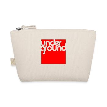 Underground music techno house gift - Organic Pouch - nature - Front
