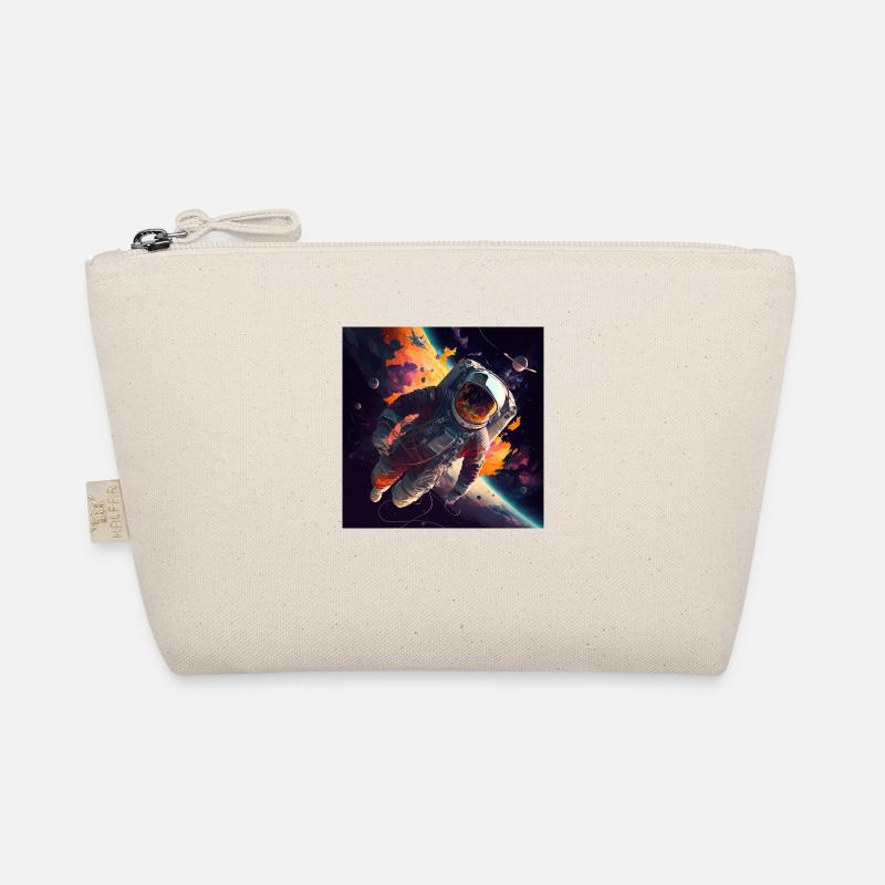 Flying astronaut Organic Pouch