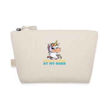Don ́t look at my Horn - Organic Pouch - nature - Front