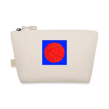 Never not play basketball (blue, red) - Organic Pouch - nature - Front