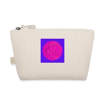 Never not play basketball (purple, pink) - Organic Pouch - nature - Front