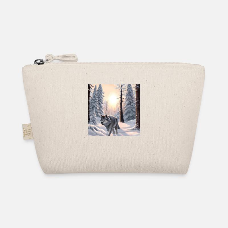 Einsamer Wolf Bio-Täschchen